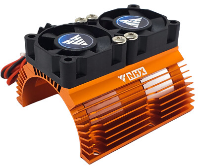 NHX V2 Heatsink with Twin High Speed Tornado 28000 RPM Cooling Fans for 1/8 Moto