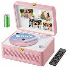 Portable CD Player with Bluetooth 5.4, 3600mAh Rechargeable Battery