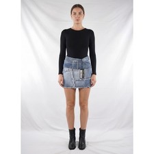 Terranova Blu Mini Skirt Short Straight S In Jeans Denim Mini Skirt Women Tube
