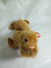 Ty Beanie Baby Walrus Plush w/ Tag Brown Tusks Stuffed Animal Toy