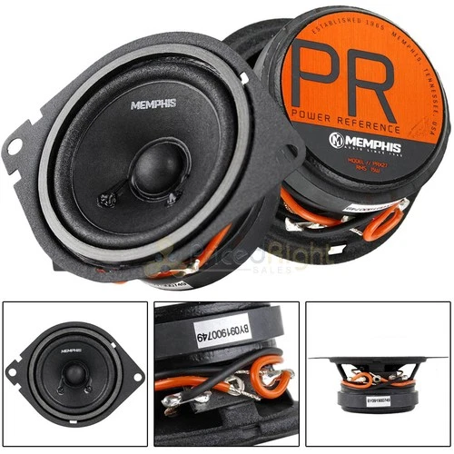 Memphis Audio 2.75" Full Range Dash Speakers 30 Watts Max Power Reference PRX27