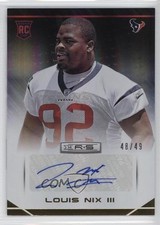 2014 Panini Rookies & Stars 48/49 Louis Nix III #166 Auto 0c2
