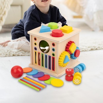 Formsortierer Spielzeug 8 in 1 Kreatives Sensorisches Spielzeug Frühe Lernentwicklung für Kinder