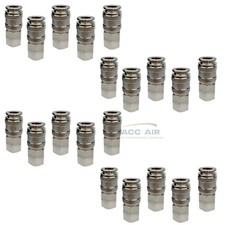 20 Pack Universal 1/4" Female NPT Air Compressor Hose Quick Connect Couplers