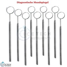 Mundspiegel Zahnarzt Diagnostik Zahnspiegel Spiegelgriff Mundhygiene Zahnpflege