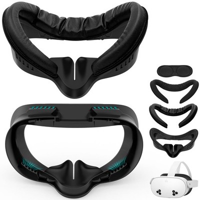 Face Pad Cover & Facial Interface for Meta/Oculus Quest 3s Accessories, Soft ...