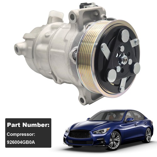 926004GB0A AC Compressor for INFINITI Q50 Q60 2017-2020 V6 3.0L GAS PXC14 Style