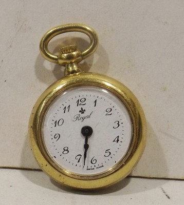 Femme Pendentif en Chaîne Halskettuhr Dm.2, 5cm '' Royal Fabriqué en Suisse ''