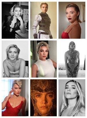 FLORENCE PUGH POSTER DRUCKE - DESIGN/GRÖSSE/GERAHMTE OPTION WÄHLEN? a