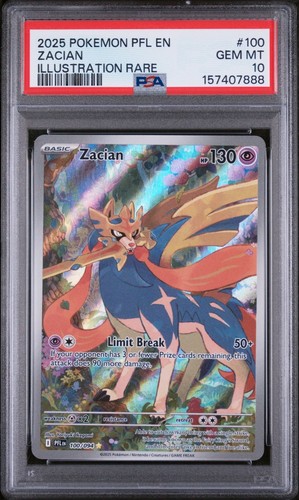 Zacian graded PSA 10 for sale on eBay