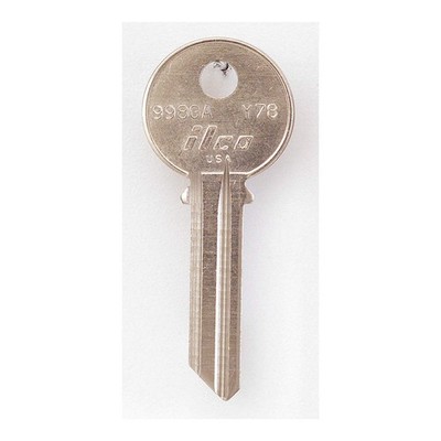 KABA ILCO 998GA-Y78 Key Blank,Brass,Type Y78,6 Pin,PK10 1GAR2