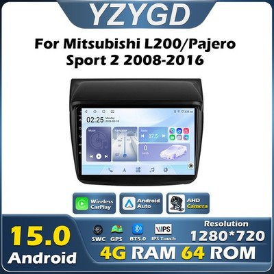 For Mitsubishi L200/Pajero Sport 2 2008-2016 CarPlay GPS Navi Android Auto Radio