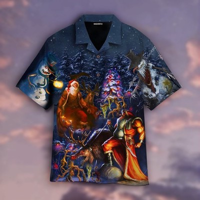 Let'S Enjoy The Horror Christmas Night Hawaiian Shirt For Men 038 Women Adult