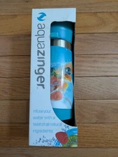 Aqua Zinger flavor infuser steel bottle 20 oz dishwasher safe, 2-wall insulated