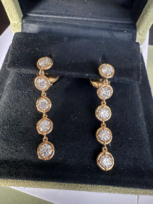 Van Cleef & Arpels Diamant Ohrringe, UVP 17.000