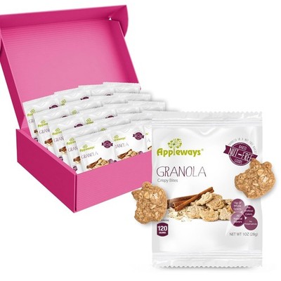Appleways Crispy Granola Bites, Pack of 20 (1 oz Each), 1 Ounce (Pack 20) 