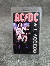 AC DC All Access Vintage Backstage Style Sticker Laminate SE Productions
