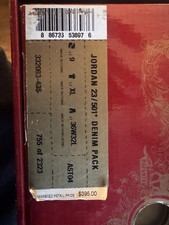 100% Authentic Levi's x Air Jordan 1 Retro 23/501 Denim Pack