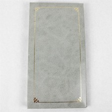 Pioneer Gray Faux Leather Photo Album Gold Accents 4" x 6" Photos