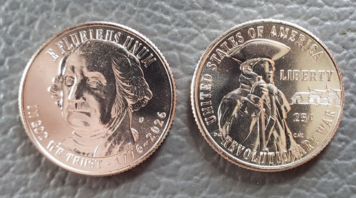 New 2026 D Quarter with Revolutionary War Reverse, 1776-2026 Quarter!