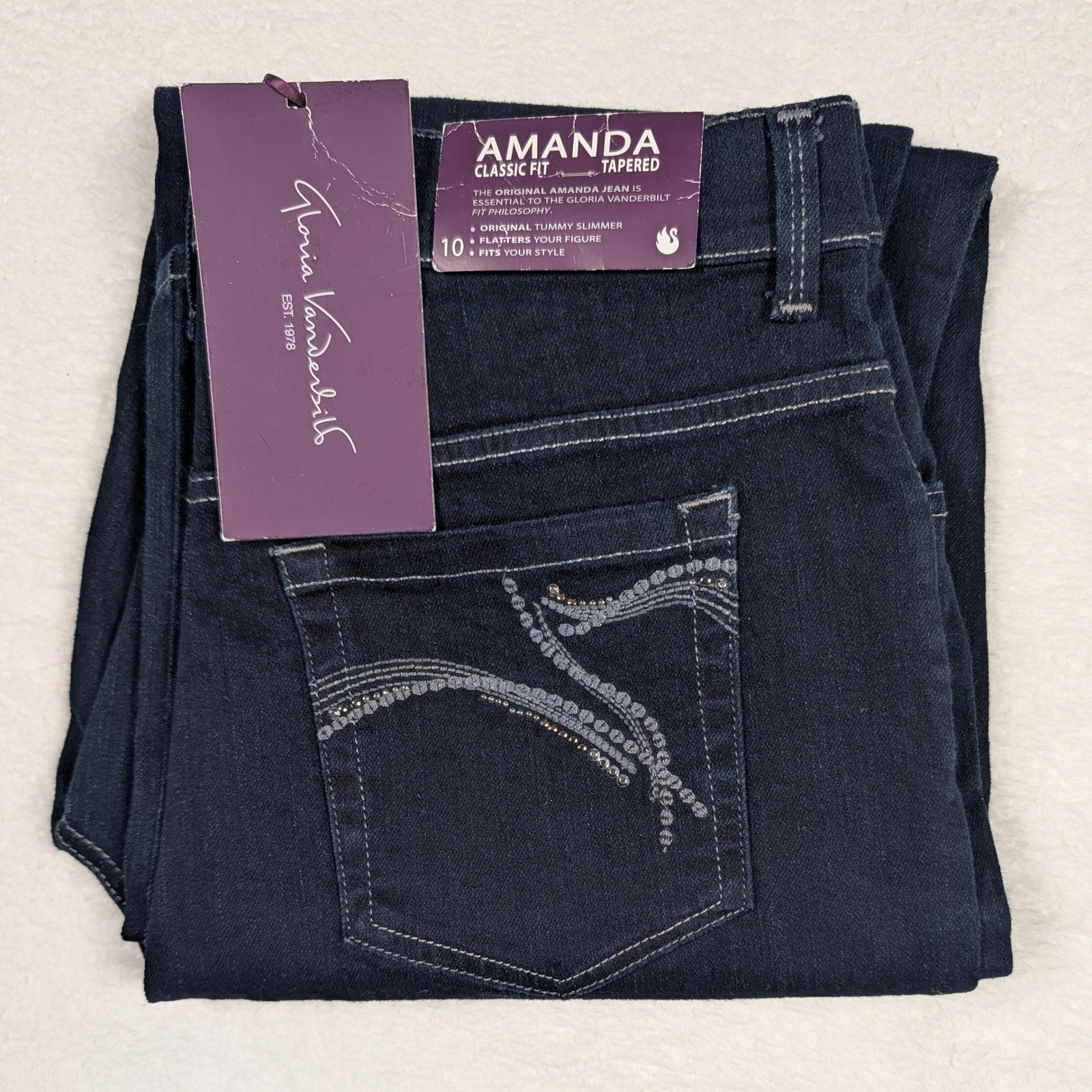 Womens 10 Tapered High Rise Tummy Slimmer New