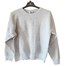 VINTAGE Lee Sweatshirt Size XL HEAVY WEIGHT Made in USA Crewneck 90s GRAY