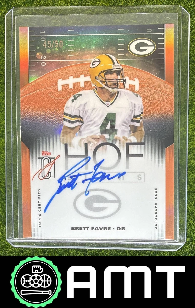 Brett Favre Football Autographed Sports Trading Cards
