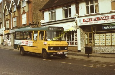 35mm Dia Bus Eastern National Reg: D225PPU 225 unbekannter Ort um 1980 2