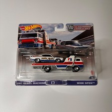 Hot Wheels Amc Rebel Machine Wide Open Car Culture Team Transport 43 Hot Wheels Amc Rebel Machine Wide Open Car Culture Team Transport 43