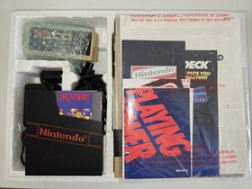 Nintendo NES Control Deck Console Boxed Dr. Mario Edition + Zapper Boxed & Games
