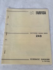 Risoluzione: Farfisa Electronic Organ Series 249 Schematic Diagram 2nd Edition