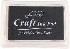 Craft Stamp Pad for Paper Wood Fabric 15 Colors Available for Rubber Stamps Bl