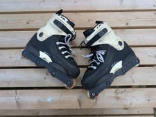 Razors Genesis G7.1 Aggressive Inline Skates Size UK7 USD Them black white