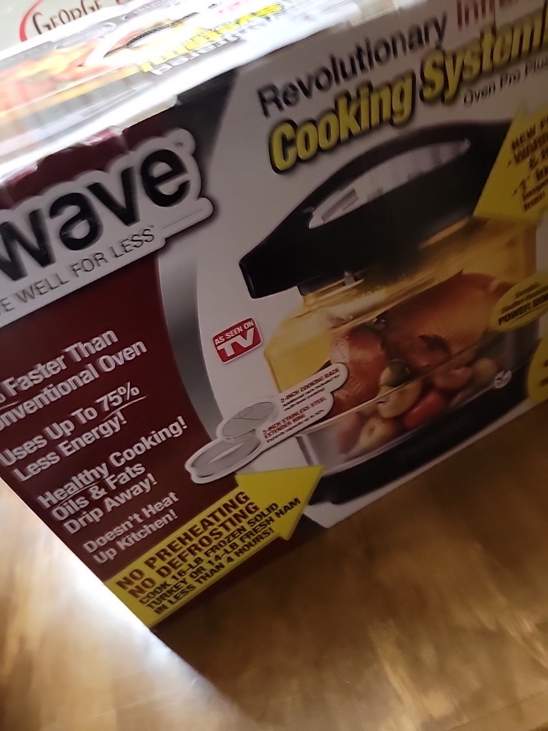 NuWave 20631 Infrared Pro Plus Oven Black Cooking System NOB Open Box