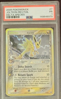 PSA9 サンダース δ種 Jolteon 2005 Jolteon (Delta Species) 7/113 Delta Species Reverse Holo for sale