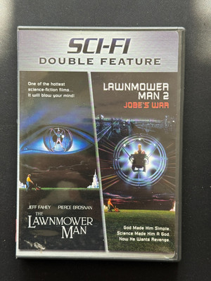 SCI-FI DOUBLE FEATURE- JEFF FAHEY - PIERCE BROSNAN - USED DVD MOVIE