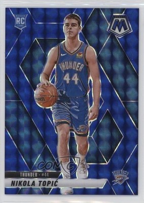 2024-25 Panini Mosaic Rookies Blue Prizm /199 Nikola Topic #242 Rookie RC 0m1w