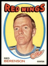 1971-72 Topps #91  RED BERENSON  Detroit Red Wings  NM-MINT