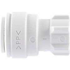 Polypropylene Faucet Connector 3/8'' x 7/16''-24 UNS 10 Pk