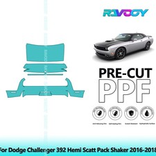 Protection Ppf Kit For Dodge Challenger 392 Hemi Scatt Pack Shaker 2016-2018 Protection Ppf Kit For Dodge Challenger 392 Hemi Scatt Pack Shaker 2016-2018
