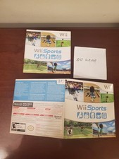 Empty Wii Sports Video Game Case And Manual NO GAME