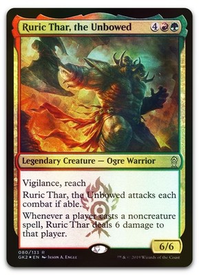 Ruric Thar, the Unbowed #80 (Foil) (LP) Ravnica Guild Kits GK2 Magic MTG