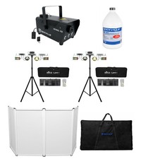 2 Chauvet GigBar 2.0 Light FX Bars Stands Footswitch Remotes Bags Facade Fogger