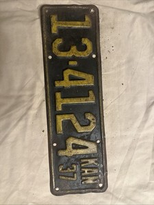 1937 Kansas Vehicle Tag