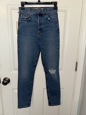 GRLFRND NWT The Piper Super High Rise Stretch Slim Crop
