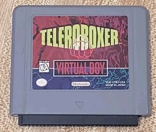 Teleroboxer Nintendo Virtual Boy Game 1995 Authentic Game Cartridge