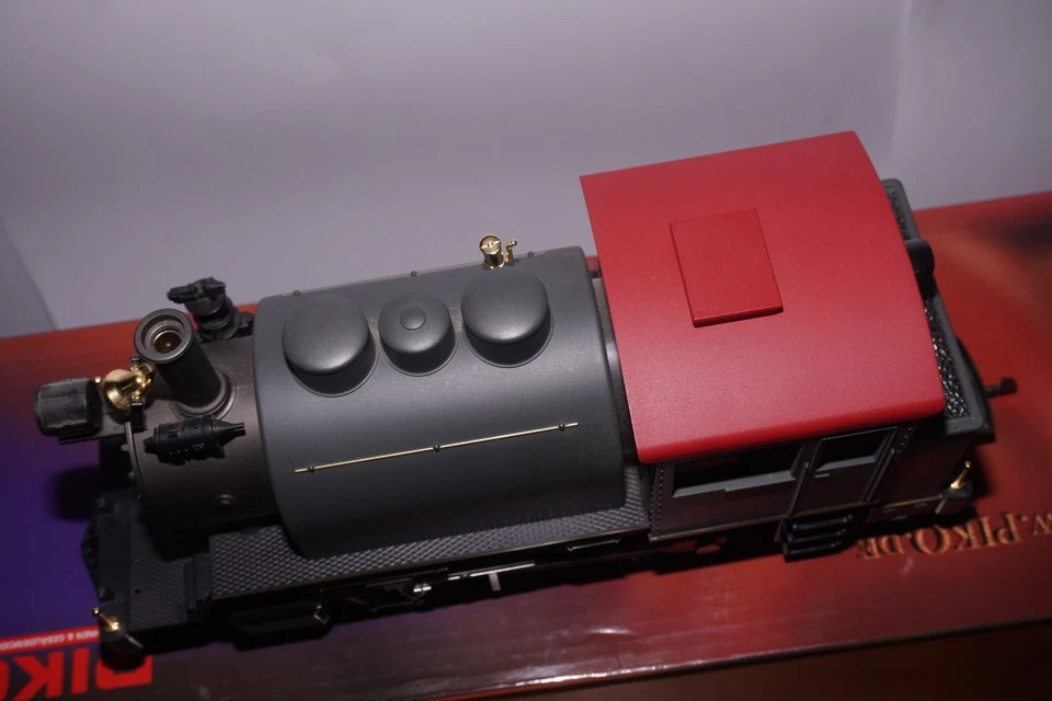 Bod / 7] PIKO G Scale U. Steam Locomotive Semi-Truck Tank 2 6 0T PRR + Sound / - Image 2 of 4