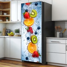-Adhesive Vinyl Refrigerator Stickers Peel and Stick Removable Wallpaper for ...