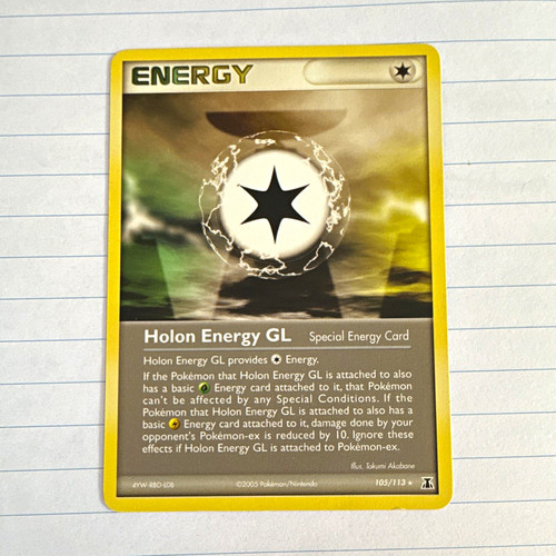 Pokemon TCG Holon Energy GL 105/113 EX Delta Species Special Energy Rare Regular