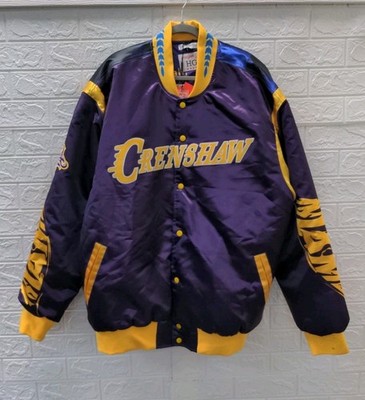 New Headgear Classic Purple Crenshaw Satin Jacket Mens Size 5XL